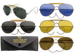 Air Force Style Sunglasses With Case