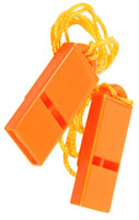 [ Safety Whistles Safety Orange Flat Whistle ]