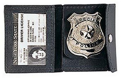 [ Leather Police ID and Badge Ho ]