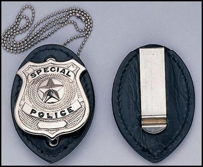[ Clip On Leather Badge Holders  ]