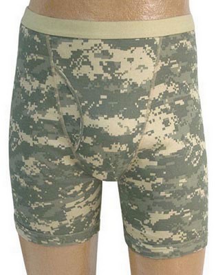 [ Digital Camo Mens Boxer Briefs ]