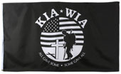 [ Military Flags KIA WIA Memorial Flag 3 x 5 Foot ]