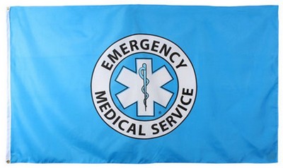 [ EMS Logo Flag/Banner 3 x 5 Foo ]