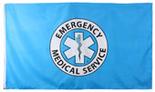 [ EMS Logo Flag/Banner 3 x 5 Foot ]