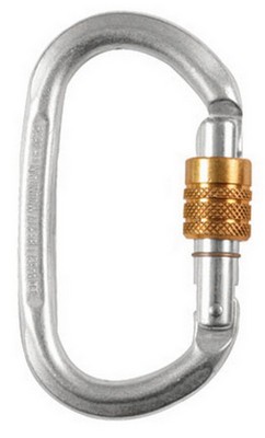 [ Oval Carabiner Hard Steel Scre ]