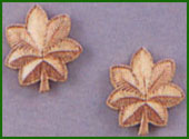 [ Gold Military Rank Insignia Major ]