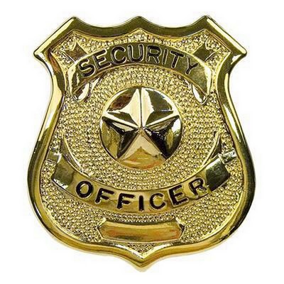 [ Security Officer Badges - Gold ]