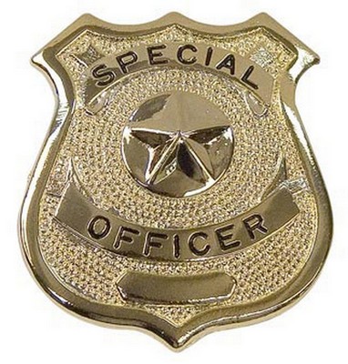 [ Special Officer Badges - Gold  ]