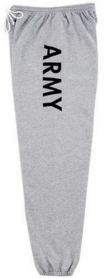 [ Army Logo Sweatpants Physical  ]