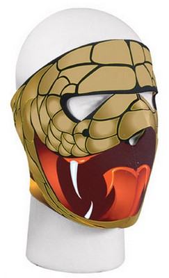 [ Cobra Snake Neoprene Full Face ]