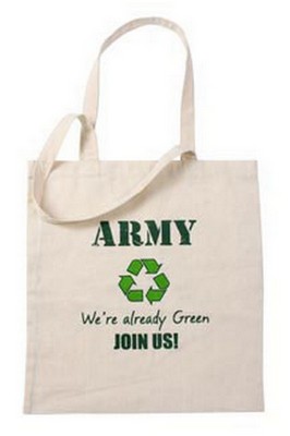 [ Army Reusable Shopping Bag - r ]