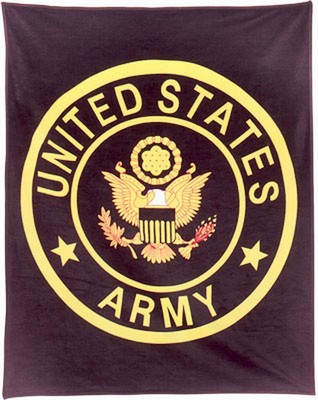 [ US Army Logo Fleece Blanket -  ]