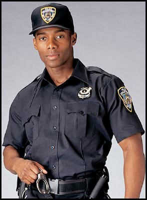 [ Police Uniform Shirts - Navy B ]