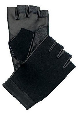 [ Fingerless Gloves Rothco Black ]
