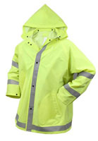 [ Reflective Rain Coats Safety Green Rainwwear ]