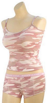 [ Womens Camouflage Booty Shorts ]