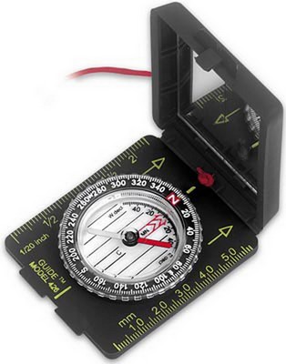 Compact Sighting Compass Silve Guide Compass