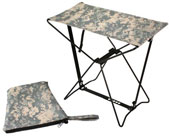 [ Folding Camper's Stool ACU Digital Camo ]
