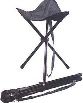 [ Camping Stools - Black Collaps ]