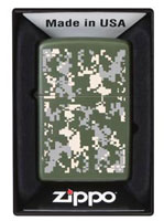 [ Digital Camouflage Zippo&reg; Lighters ]