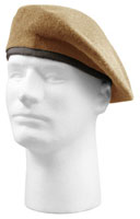 [ Military Berets Inspection Ready Beret Tan ]