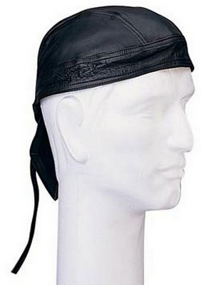 [ Leather Headwraps - Black Head ]