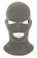 [ Military Style Knit Face Mask Foliage Green ]