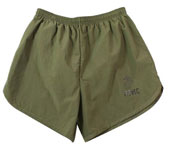 [ Marines Shorts Olive Drab Marine Logo Workout Short ]