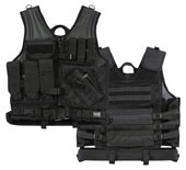 [ Cross Draw Tactical Vests Black ]