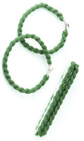 [ Military Style Blousing Garters Elastic Foliage Green ]