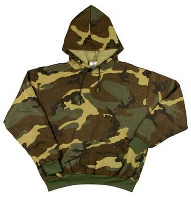 Camouflage Sweatshirts - Hooded Sweatshirt