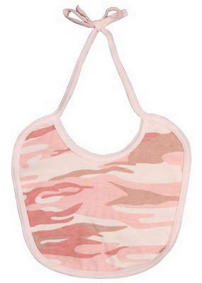 Camouflage Bibs Pink Camo Baby Bib