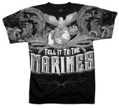 [ Military T-Shirts Tell It To The Marines T-Shirt ]