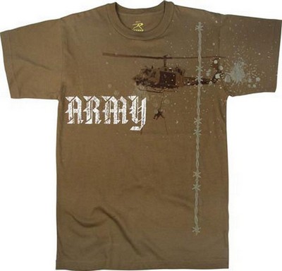 Army T Shirts Vintage Army Copter Shirt