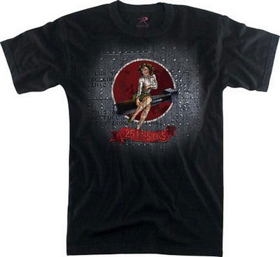 [ Retro Military T-Shirts Bombsh ]