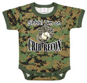 [ Baby's Onesies Digital Camo Crib Recon ]