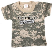 [ infant's Digital Camo T-Shirt Army Brat ]