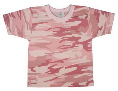 [ Pink Camouflage Baby T-Shirts  ]