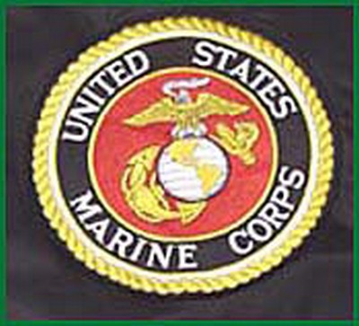 marine logo flight jacket