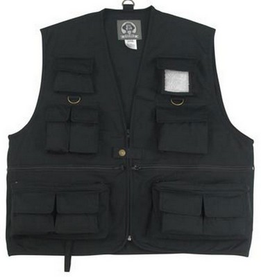 Travel Vests - Uncle Milty Black Travel Vest 2XL
