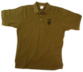 [ Army Golf Shirts Olive Drab with Army Crest ]