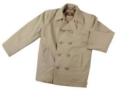 [ Military Peacoats Vintage Khak ]