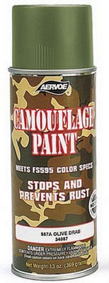 [ Camouflage Spray Paint - Olive ]