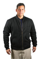 [ Military Flyer's Jacket Intermediate Fleece Black ]