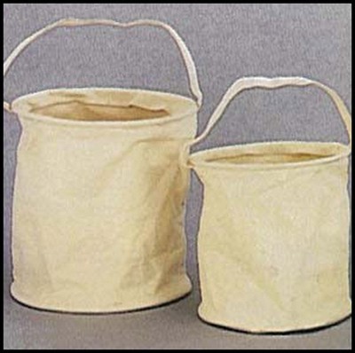 Small Camping Water Buckets - Canvas