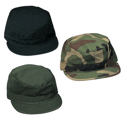 [ Kids Camouflage Fatigue Caps - ]