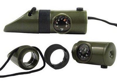 Survival Whistles 6 in 1 Survival Whistle Kit