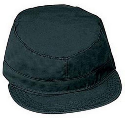 [ Military Fatigue Caps - Black  ]