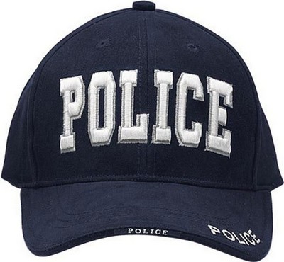 Logo Baseball Cap. Police Logo Baseball Hat