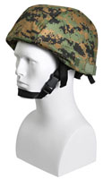[ Woodland Digital Camo MICH Helmet Cover ]